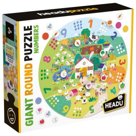 Headu Puzzle Rotund Numere - Învățare Distractivă - imagine 2