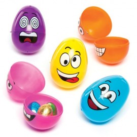 Set 12 Oua Plastic Funny Face Baker Ross