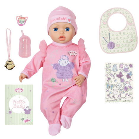 Baby Annabell Zapf 43cm - Papusă Interactivă Realistă