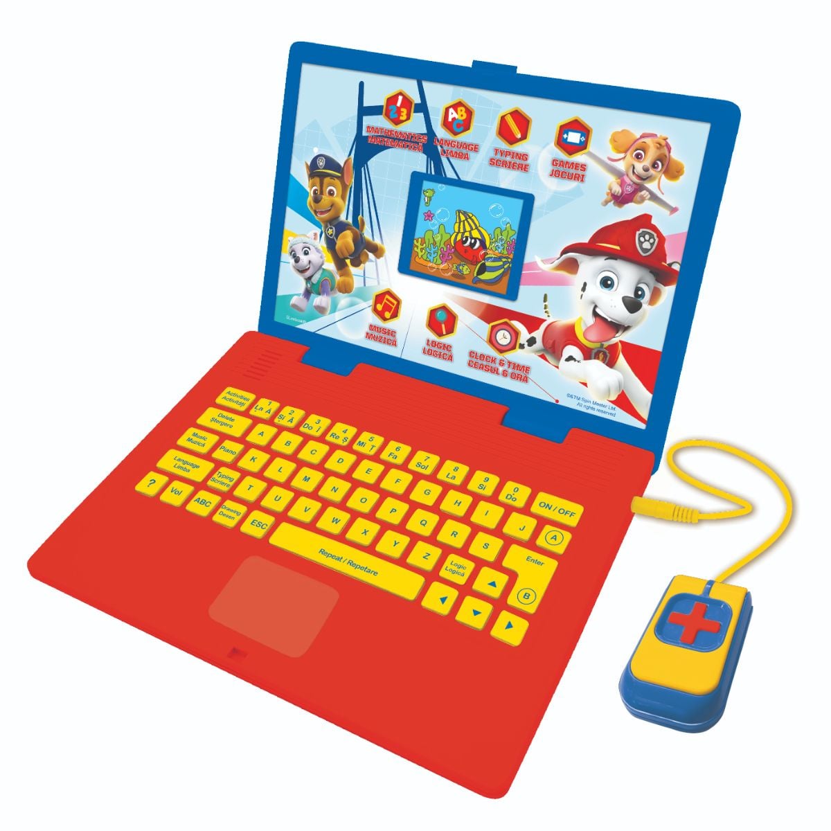 Laptop Educational Paw Patrol, Lexibook, 130 Activități