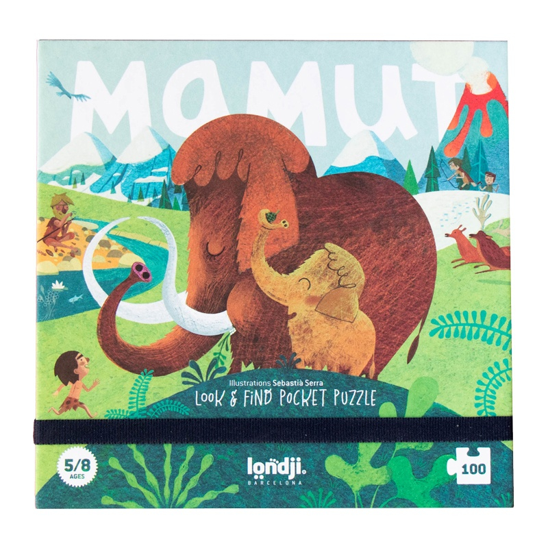 Mini Puzzle Mamut Londji | Joc Educativ și Distractiv