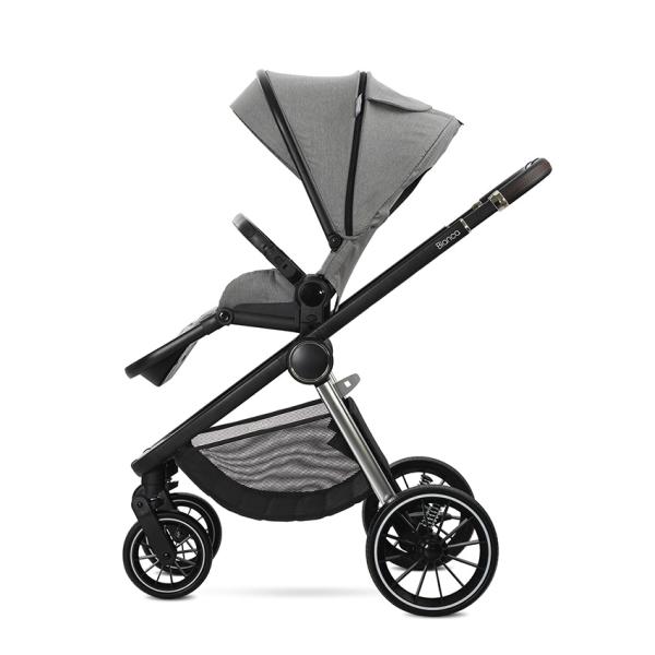 Carucior 2 in 1 Lorelli Bianca Grey - Sistem Complet - imagine 5