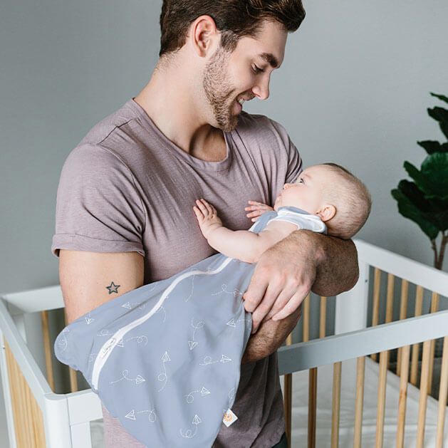 Sac dormit Ergobaby Paper Planes 0-6 luni