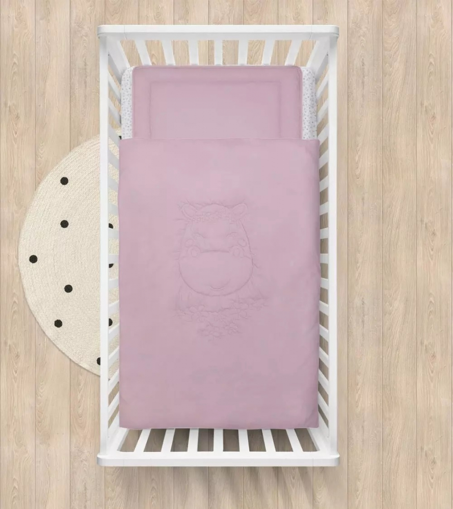 Lenjerie Pat 2 Piese Hippos Klups cu Umplutură - imagine 2