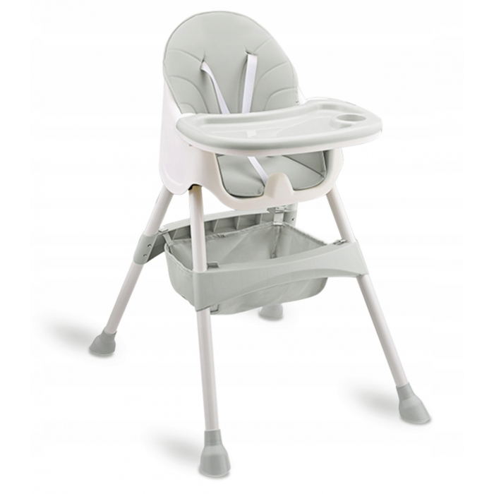 Scaun de masa 3in1 Ricokids Milo, Gri, Transformabil - imagine 7