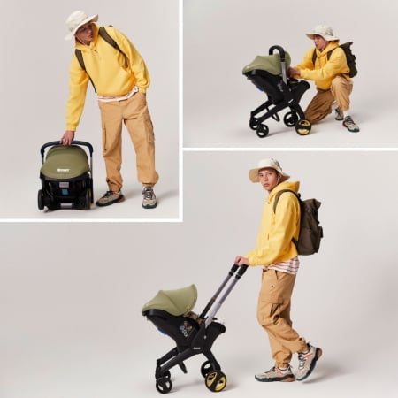 Doona i Desert Green | Scoică Auto 2 în 1 i-Size - imagine 6