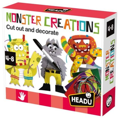 Headu Set Creatie Monstri | Jucarie Educativa 4-8 Ani