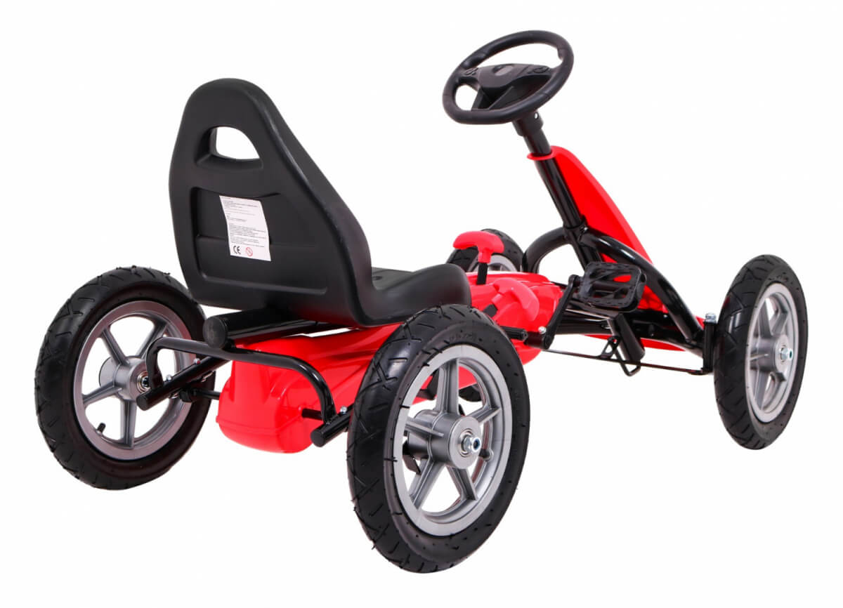 Kart cu pedale STAR AIR Rosu | Jucarii Active - imagine 5