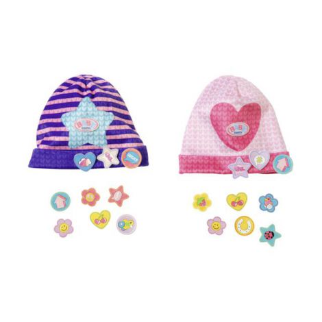 Caciulita BABY born cu Insigne, 43cm, Zapf - imagine 3