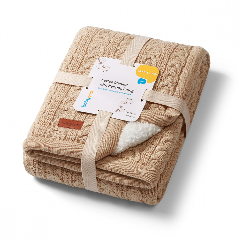 Paturica Babyono Bej | Confort Termic Premium - imagine 7
