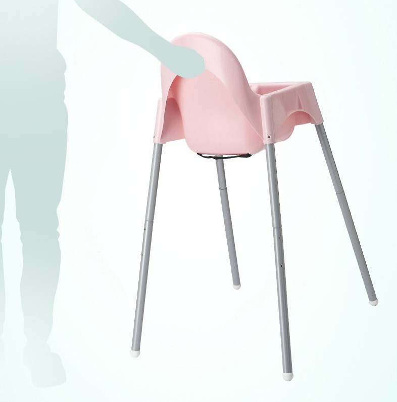 Scaun Masa Little Mom Pink Siguranță - imagine 9