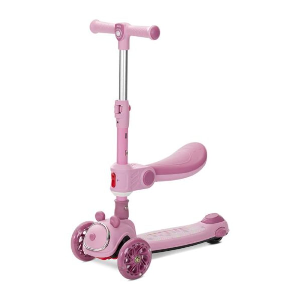 Lorelli Swiftie - Trotinetă cu LEDuri pentru Copii Pink