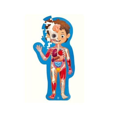 Hape Puzzle Corpul Uman - Jucarie Educativa 61 Piese
