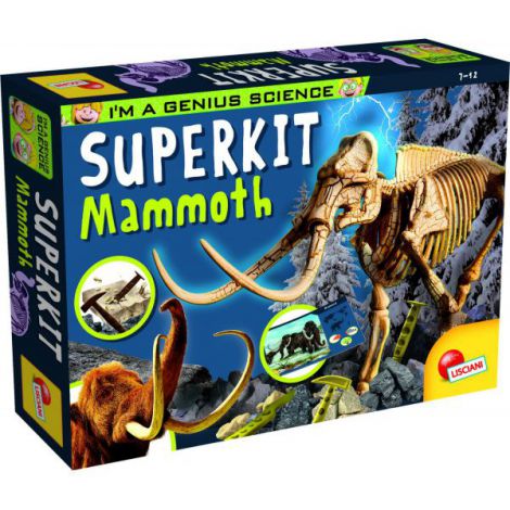 Kit Paleontologie Mamut Lisciani | Joc Educativ 7-12 ani