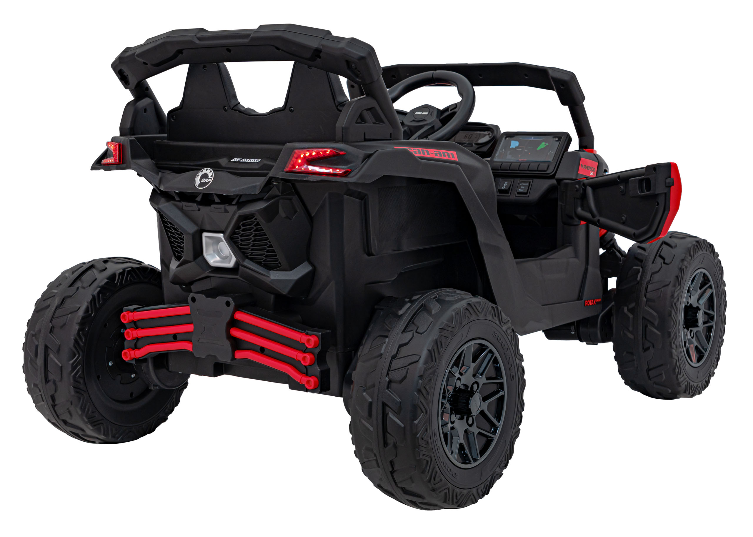 UTV Can-Am Maverick 24V 4x4 Rosu - 800W - imagine 7