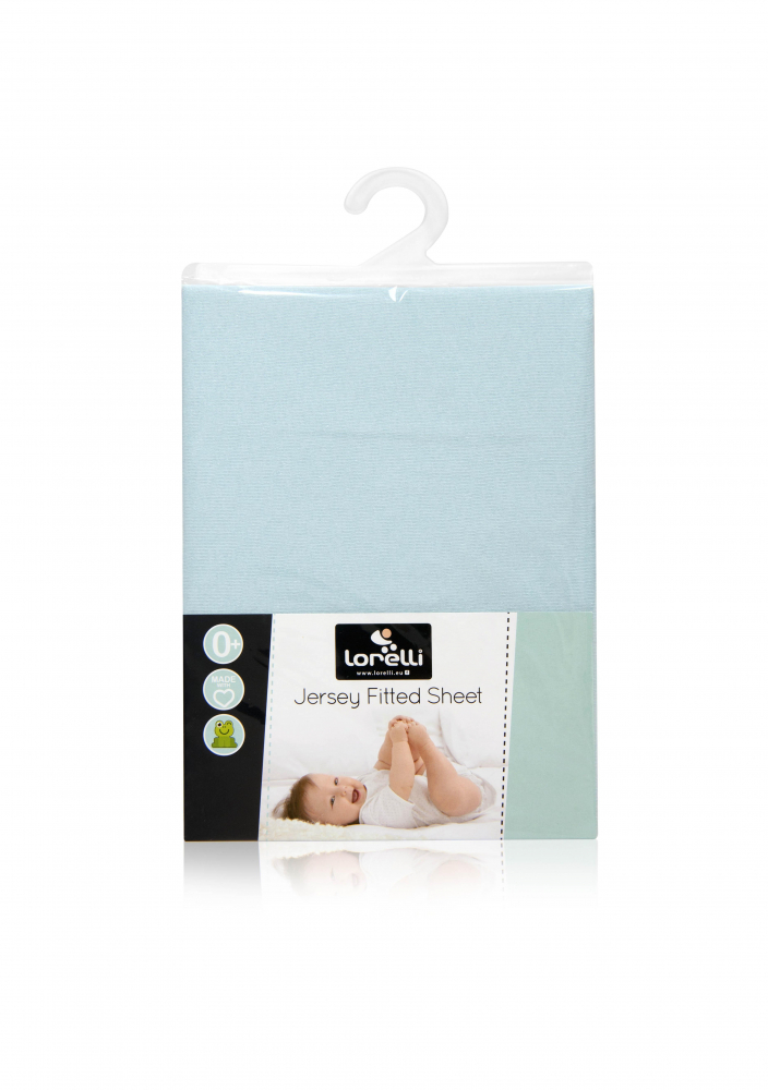 Cearceaf Jersey Lorelli Blue 60x120 cm