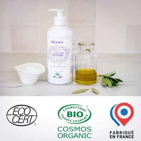 Gel de dus organic Beaba pentru bebelusi 500ml - imagine 3