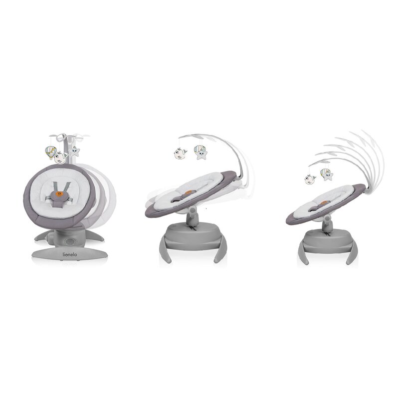Balansoar Electric 2in1 Lionelo Mell Gri - imagine 4