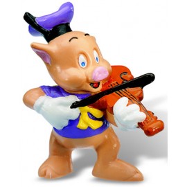 Little Pigs Violonist Figurina Bullyland 6cm