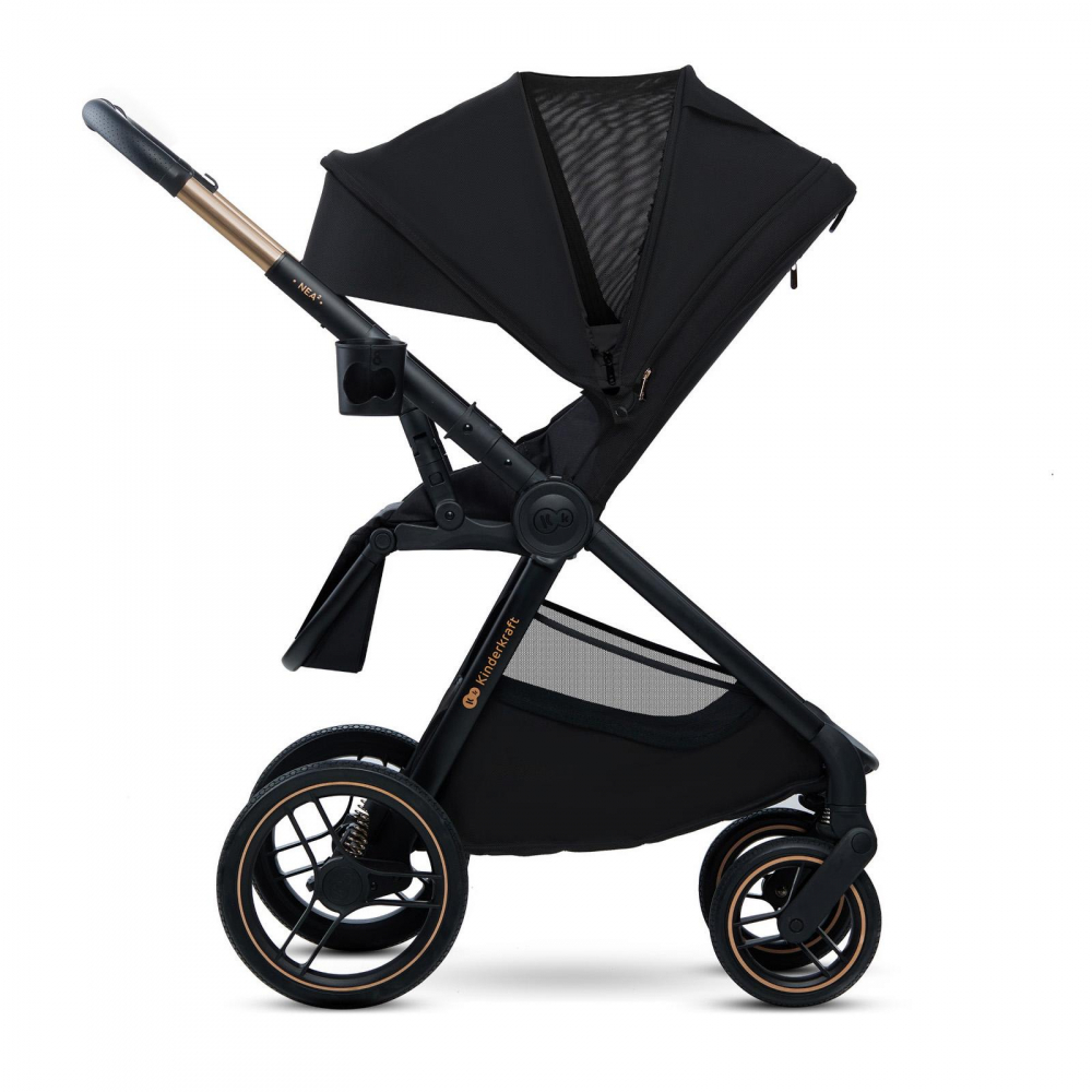 Carucior 2in1 Kinderkraft Nea 2.0 Black - imagine 8