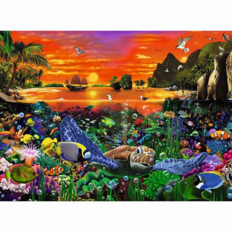 Puzzle Țestoasă Ravensburger, 500 piese - imagine 2