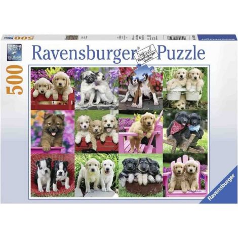Puzzle Catelusi Ravensburger 500 piese - imagine 2