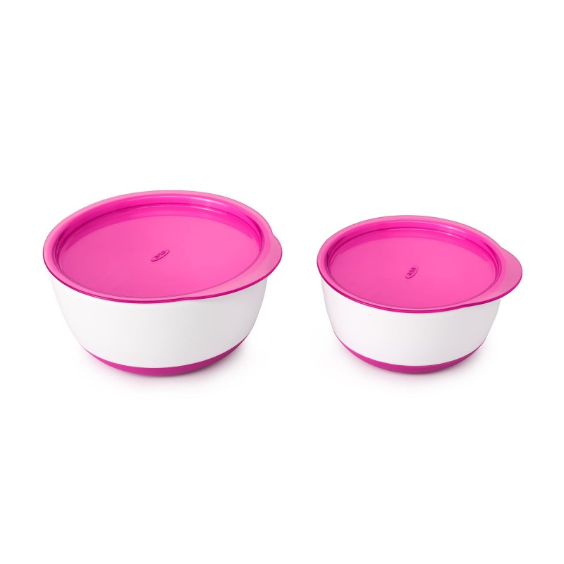 Set 2 boluri OXO Tot cu capac roz, 360 ml - imagine 4
