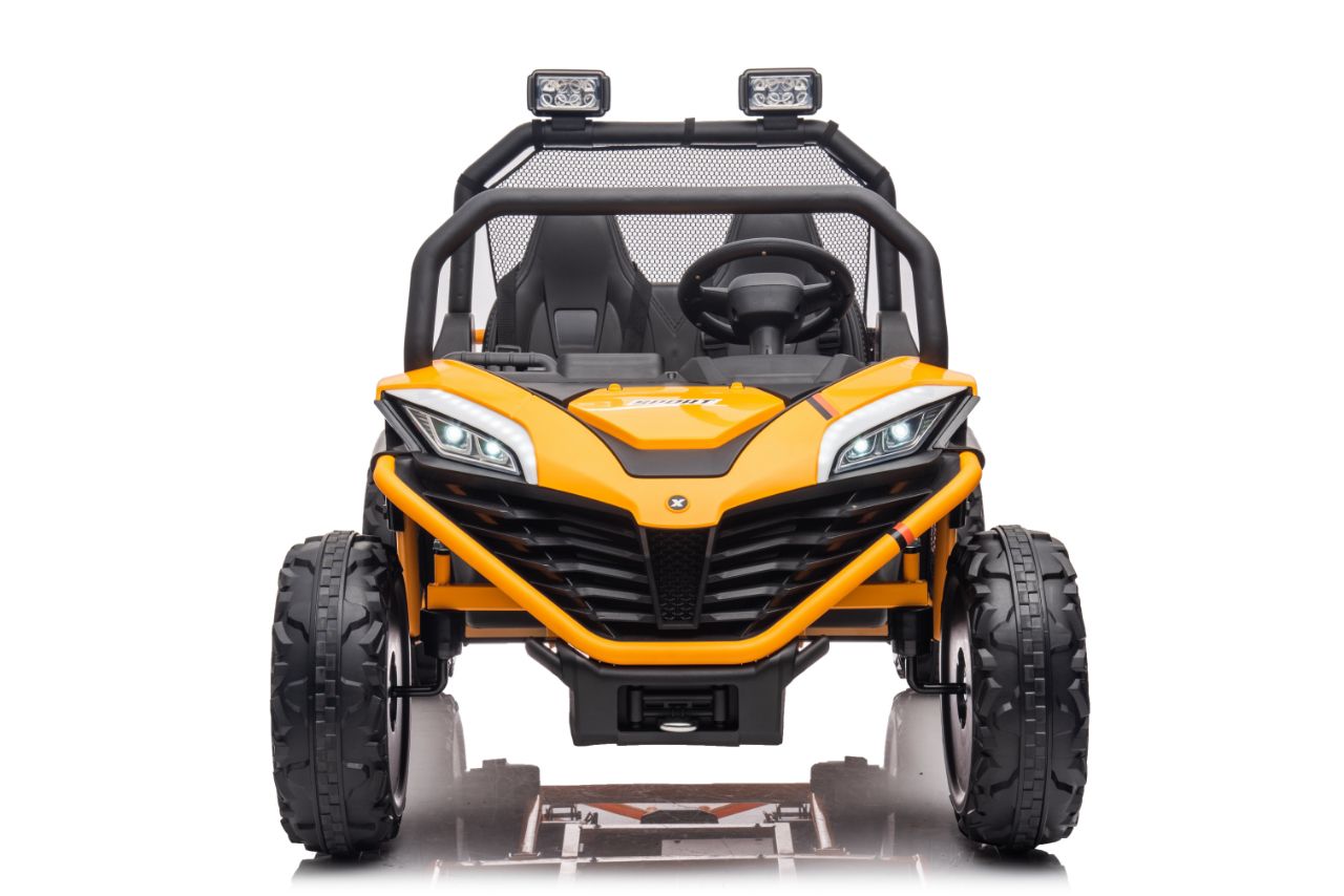 UTV Electric 24V 4x4 Bugy Speed Galben | Autokids - imagine 2