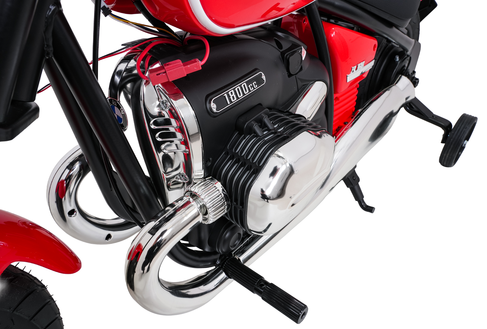 Motocicleta electrica pentru copii BMW R18 24 Volti 200W, viteza 4-16 km/h (sx8628) Rosu - Autokids.ro - imagine 4