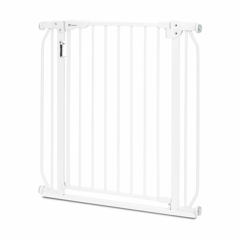 Poarta Siguranta Truus Slim LED Lionelo, 105 cm, Alb - imagine 3