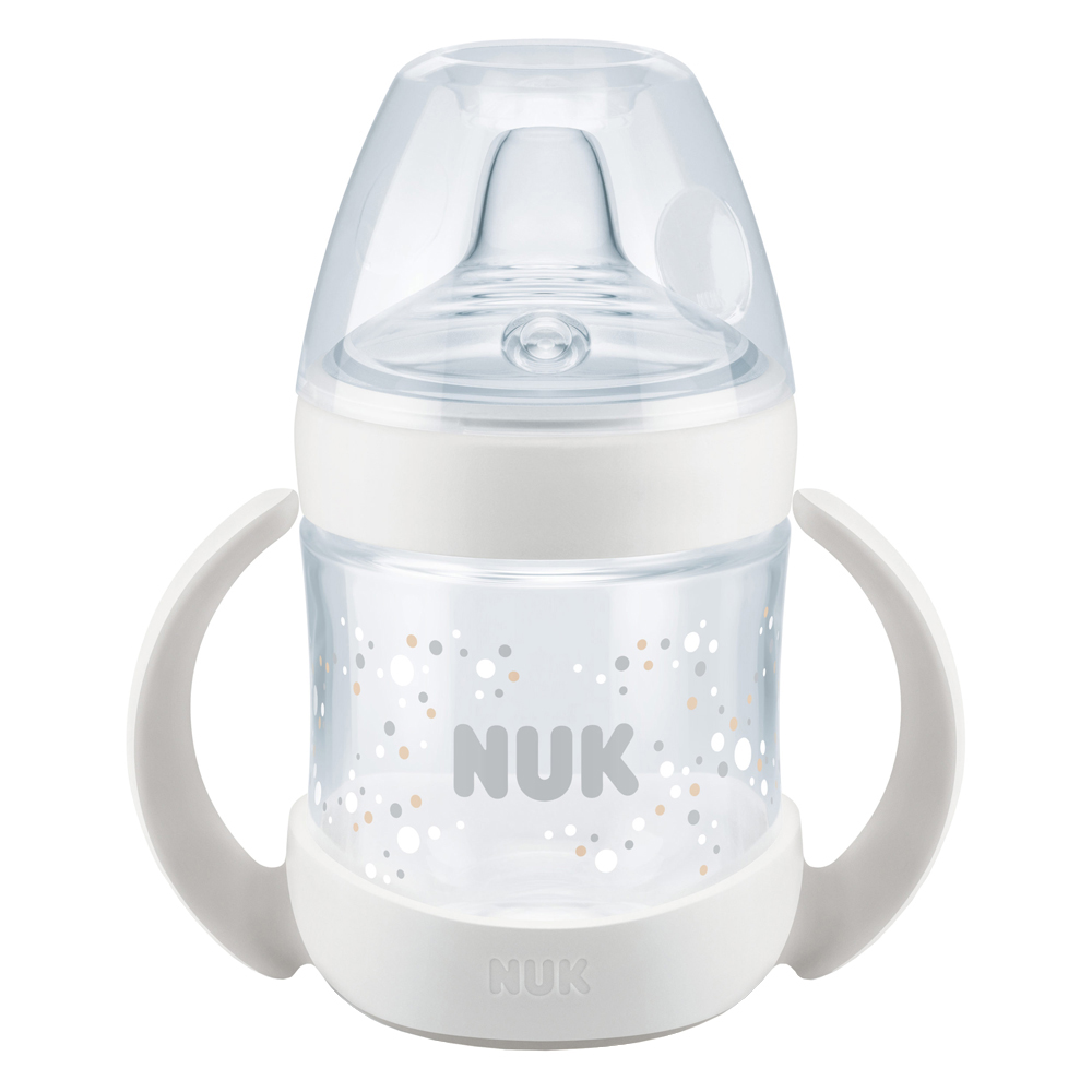 Biberon Nuk Nature Sense Control Temp., 150 ml, Alb - imagine 3