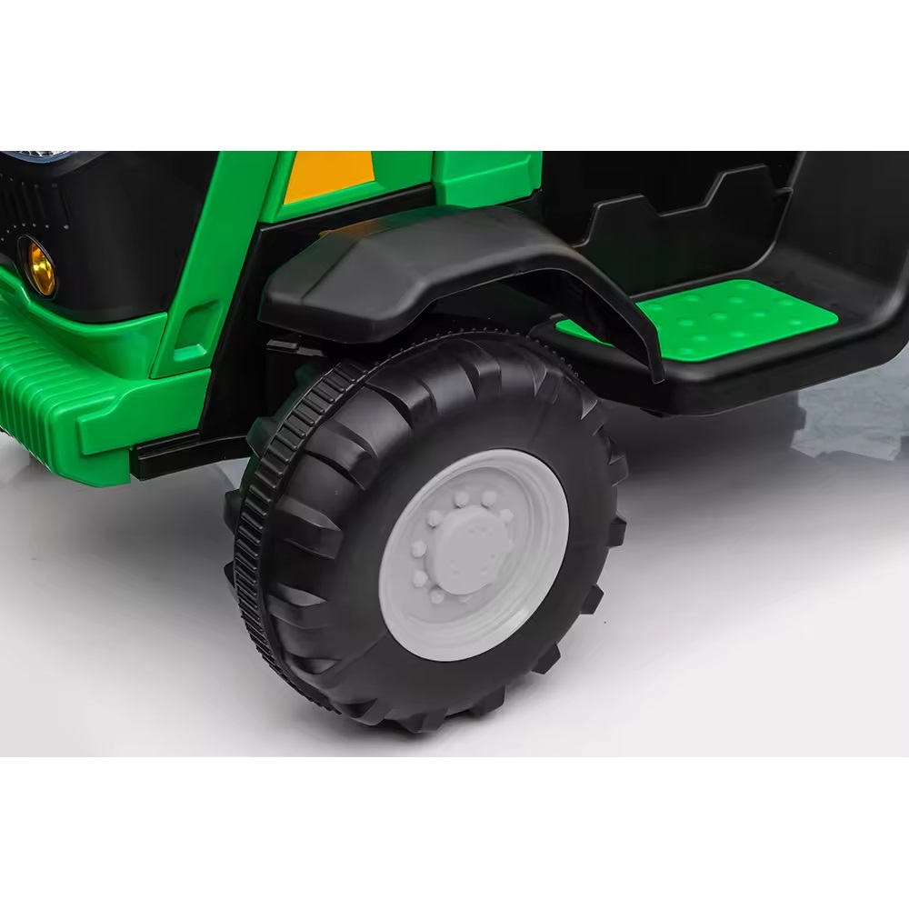 Tractor Electric Nichiduta Track Green cu Remorca 12V - imagine 5