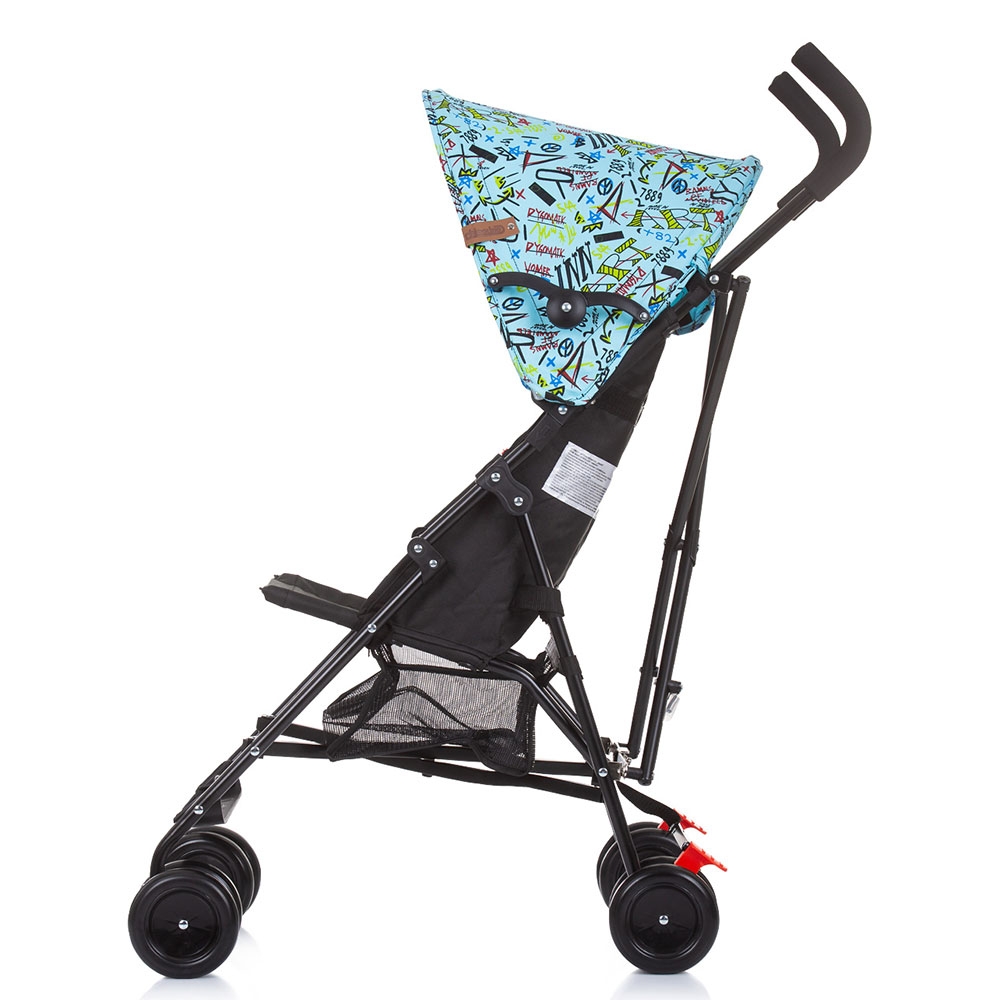 Carucior Sport Chipolino Amaya Blue Graffiti, Usor si Compact - imagine 3