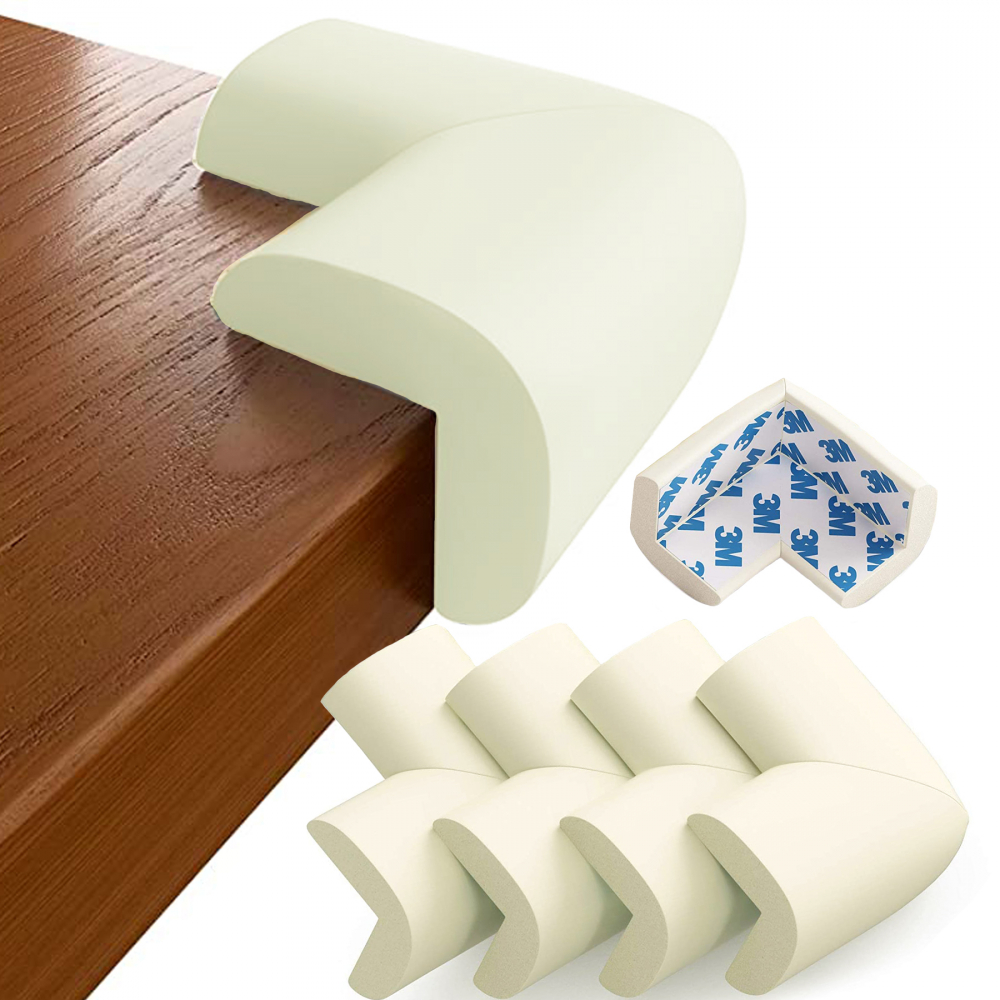 Aparatori moi Sipo Baby Safety, 4 bucăți, crem - imagine 2