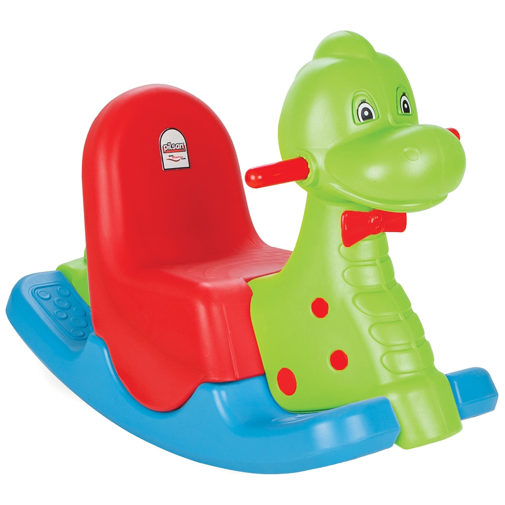 Balansoar Pilsan Happy Dino Verde cu Siguranță