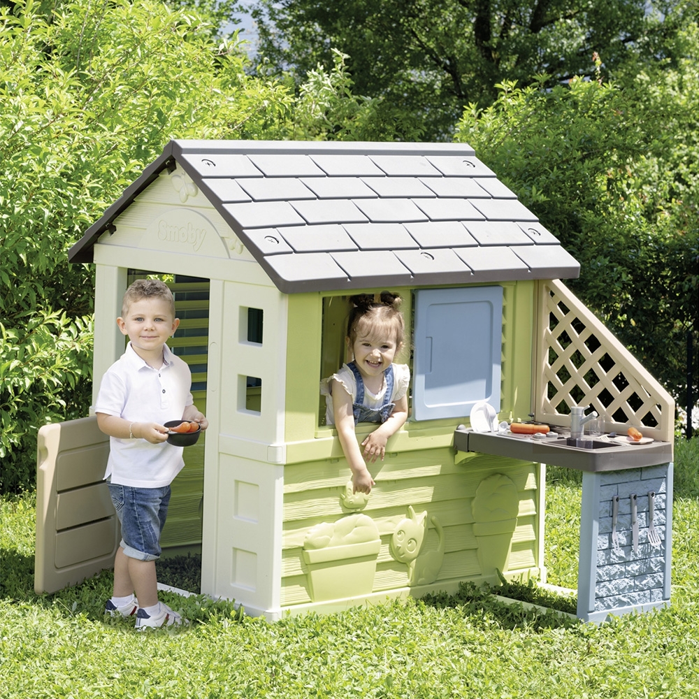 Smoby Life Pretty - Casuta cu Bucatarie pentru Copii - imagine 2
