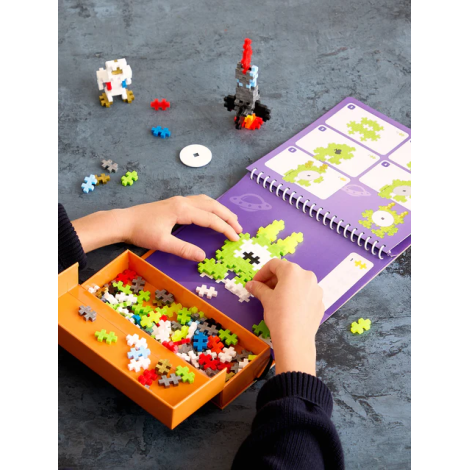 Plus-Plus Space 125 piese - Set construcții spațiale - imagine 3