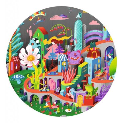 Puzzle Observatie Djeco Nebunia din Oras 200 piese - imagine 5