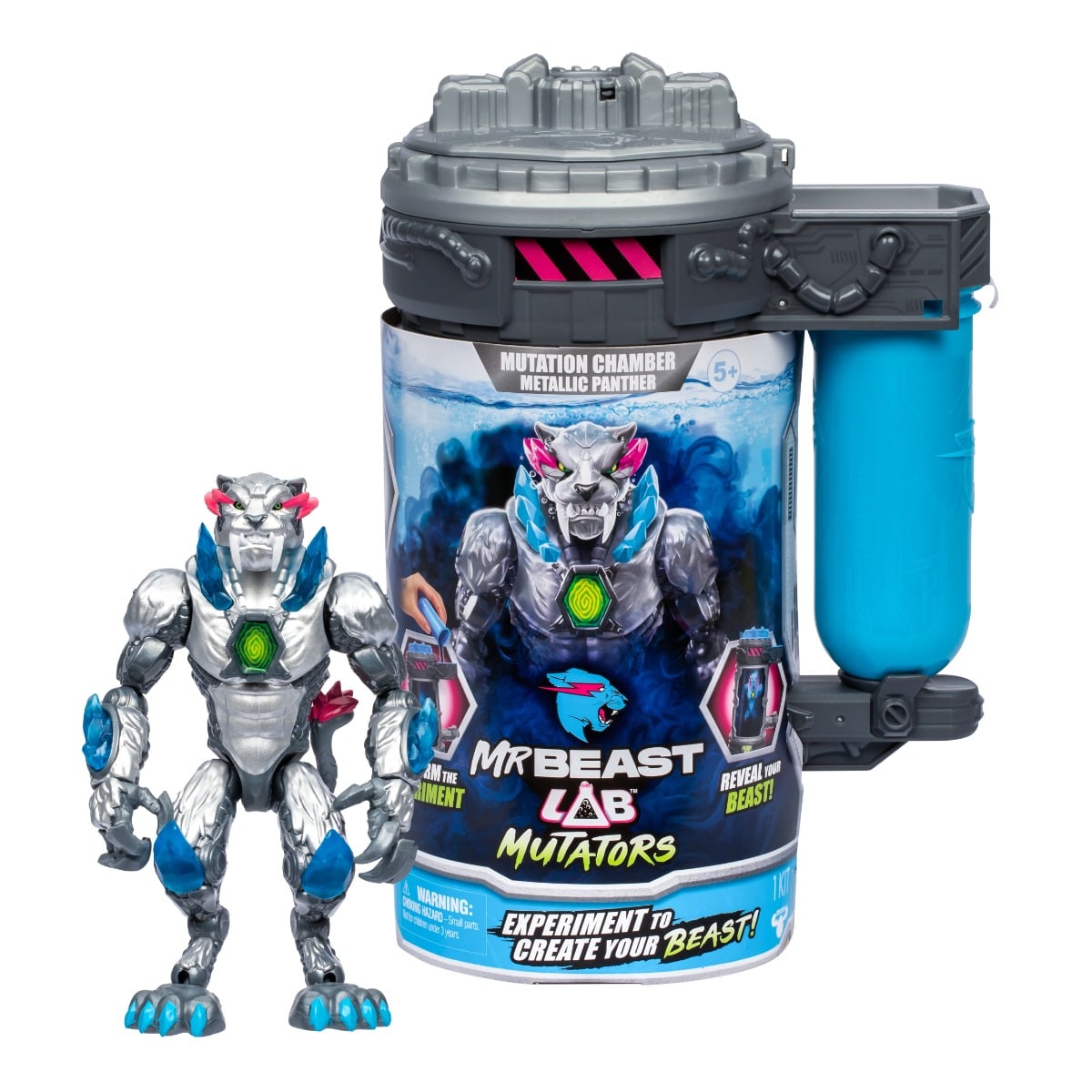 MrBeast Lab Metalic Panther | Figurina Articulata 13cm