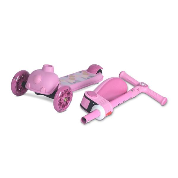 Lorelli Jetster Plus Pink - Trotineta cu LED-uri - imagine 5