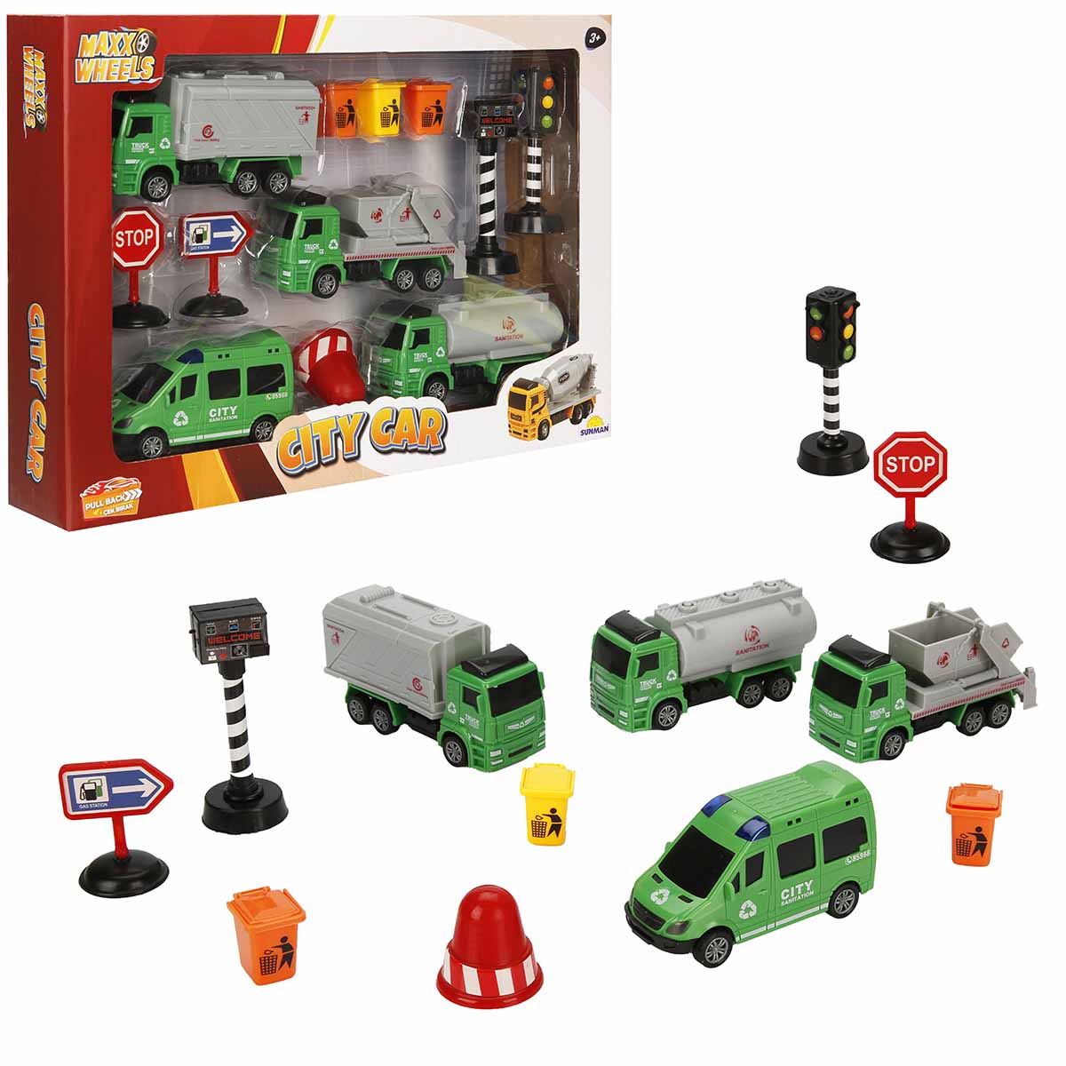 Set Vehicule Sanitare Maxx Wheels City