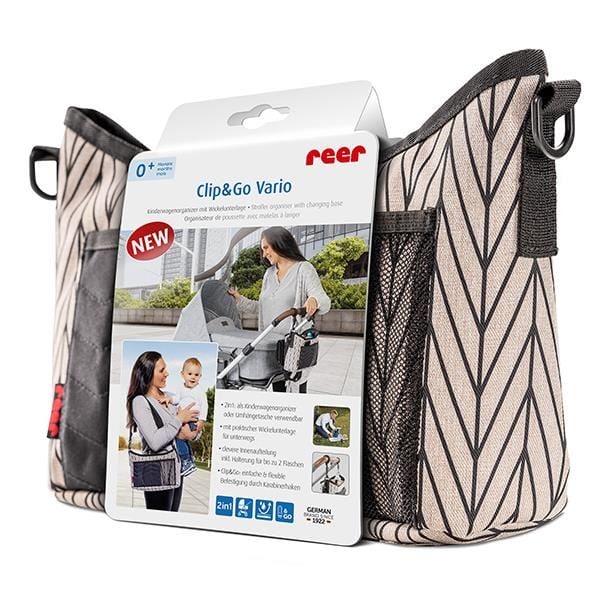 Reer ClipGo Vario - Geanta Schimbat Scutec cu Aleza