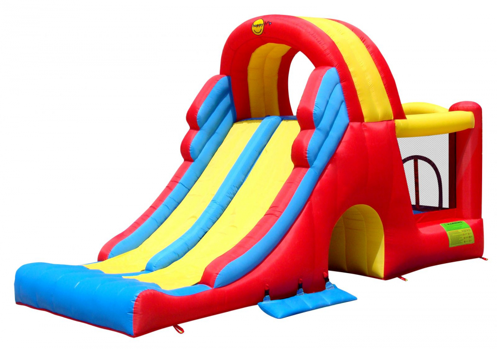 Saltea Gonflabilă Happy Hop Mega Slide cu Tobogane - imagine 7