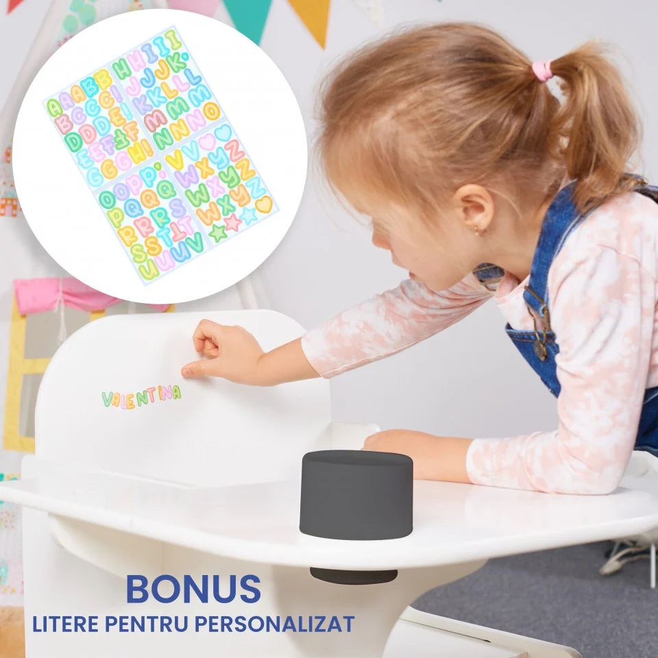 Set masuta scaun Suporto 3in1 lemn MDF - imagine 2