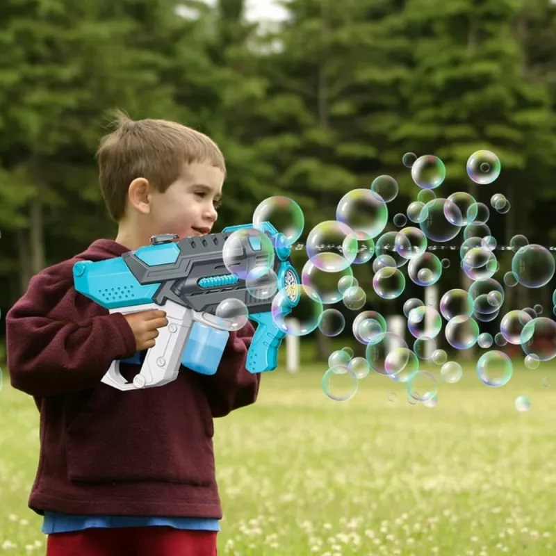 Pusca Automata Apa 2-in-1 Water Bubble Blue - imagine 6