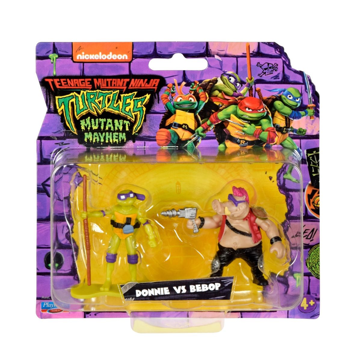 Set Figurine Donnie Vs Bebop | Testoasele Ninja