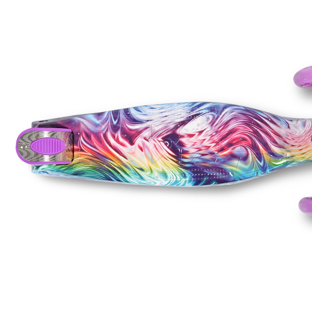 Trotineta Byox Rapture Purple, Reglabila, cu Luminite - imagine 3