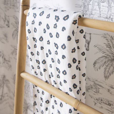 Childhome Jerse Leopard 80x100 cm | Paturică Moale - imagine 3