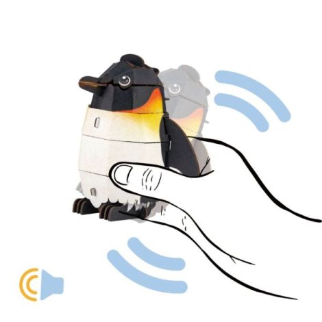 Puzzle 3D Pinguin cu Sunete Mieredu - imagine 3