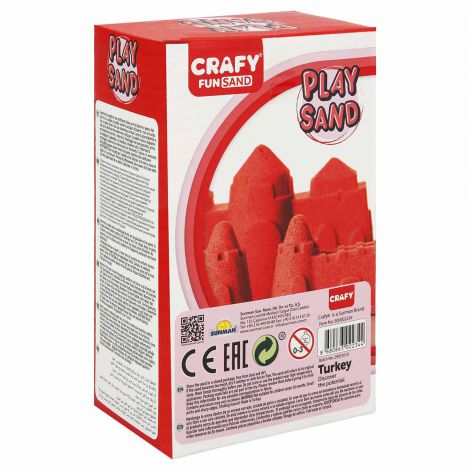 Nisip Kinetic Crafy Fun Sand, 500 g, Rosu - imagine 3